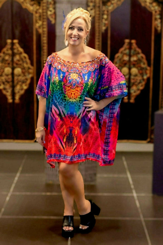 FIRST EDITION COLLECTION - Short Kaftan / Top in Box henleycollections