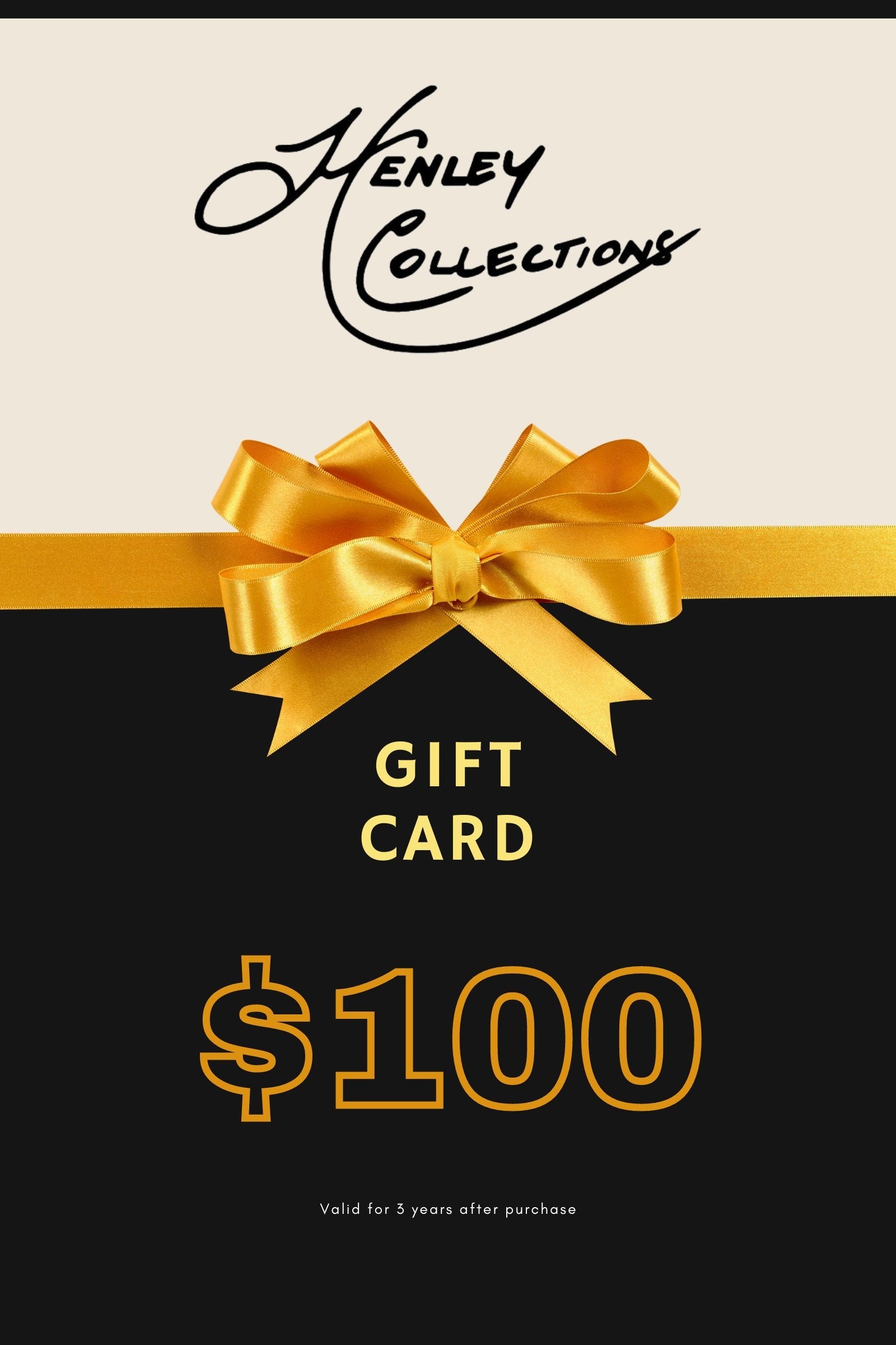 GIFT CARDS FROM "HENLEY COLLECTIONS" henleycollections